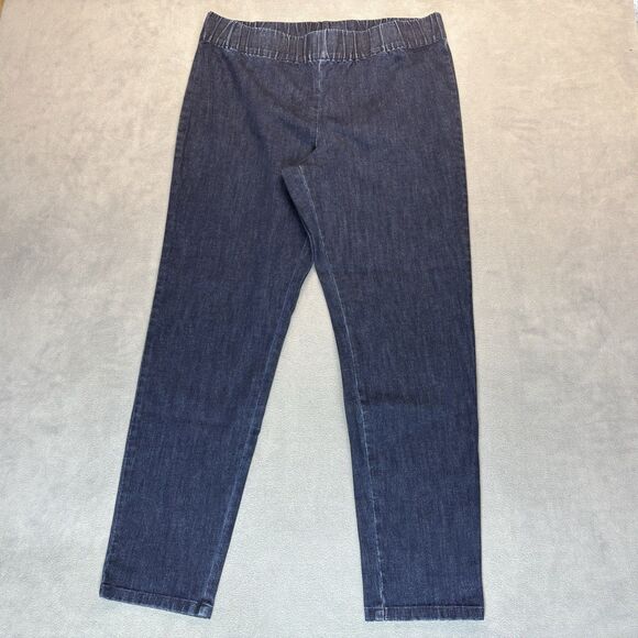 Soft Surroundings Jeans Size XL Jeggings Blue Stretch Denim Pull-On Comfort #1 - Picture 1 of 7